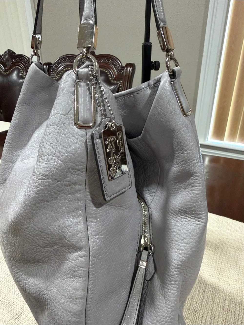 Coach soft pebbled